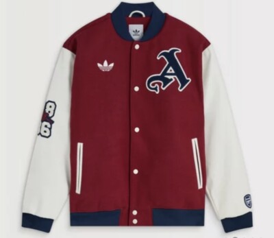 NEW Adidas Originals MEDIUM M Arsenal 24/25 Varsity Jacket Navy Red 2024  UK