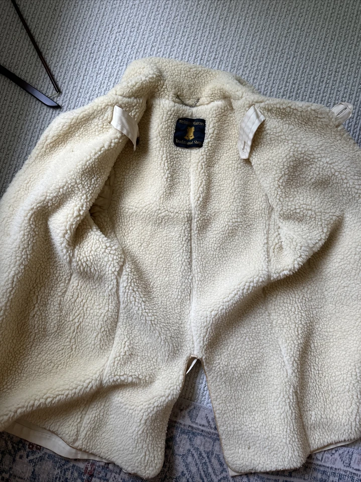 Abrigo Neiman Marcus Completamente Forrado L De Colección Raro Foto 4 de 4