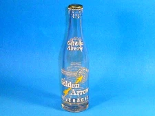 VINTAGE SUPER NICE ACL GOLDEN ARROW LEMON SODA BOTTLE~LANCASTER PA.