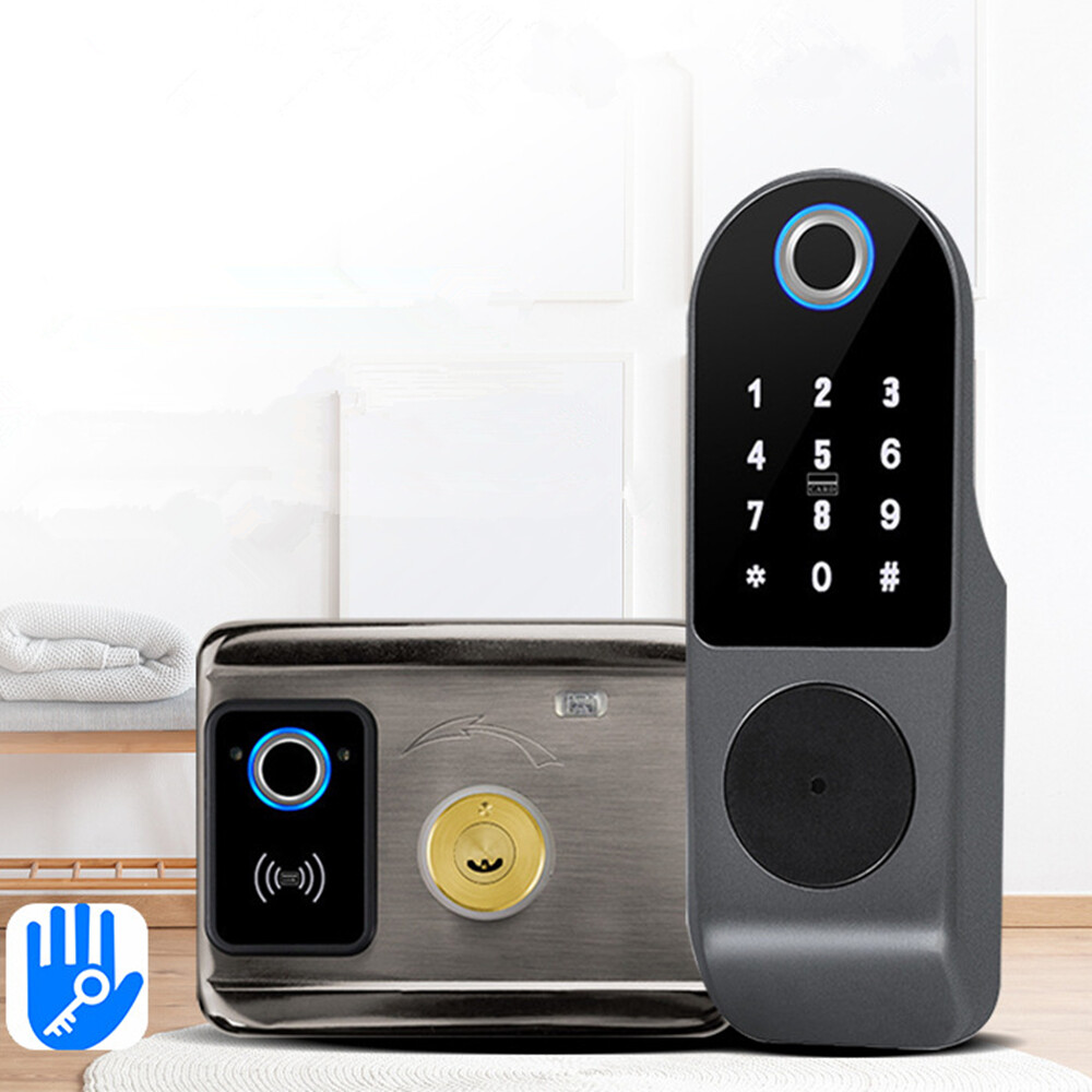 Double Side Fingerprint Gate Lock Bluetooth Digital Password Lock Home Hotel AU — image 6