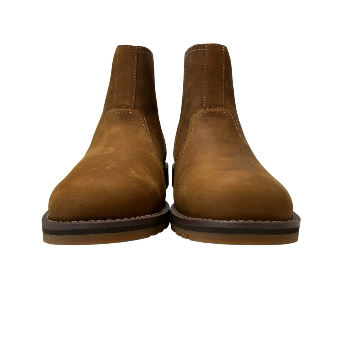 Timberland Larchmont Mid Chelsea Wheat Leather Boots Men's Size 12