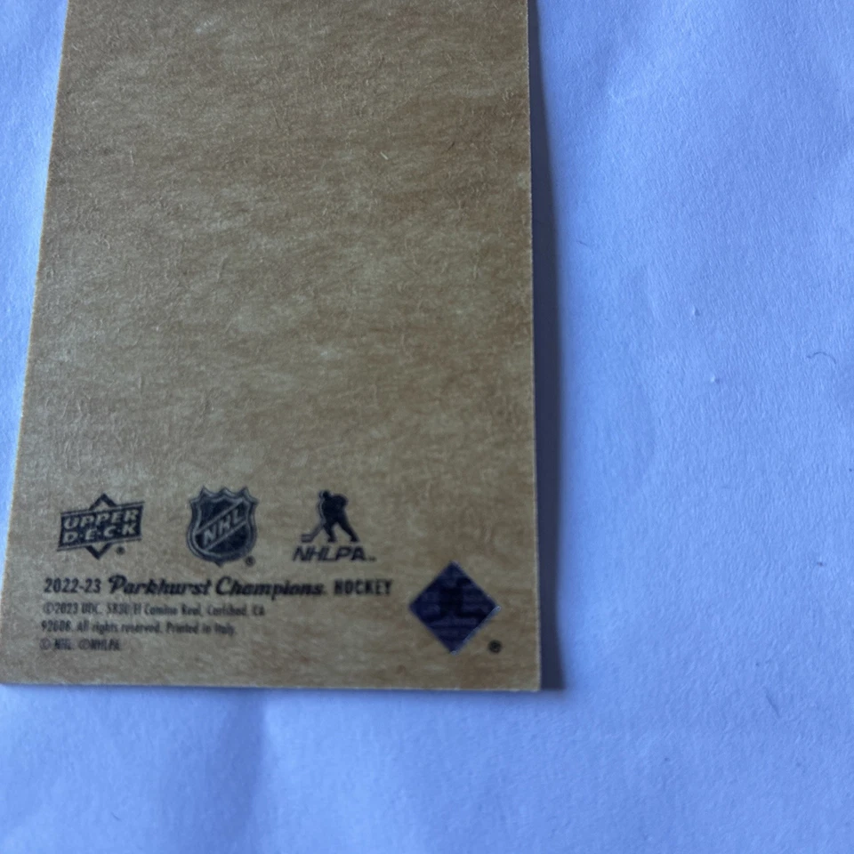 2022-23 Parkhurst Champions 51 Retros Blue #R75 Jordan Harris Parkie  - Image 3 of 4