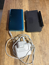 Nintendo 3DS Blue Handheld Console with Charging Dock & UK Charger Wi-Fi PAL