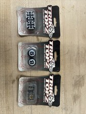 3 Pairs Of Trik Topz Custom Valve Caps Dice 8 Ball Iron Cross Nos