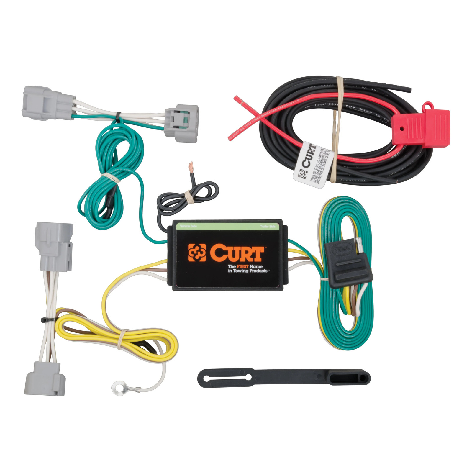 CURT Trailer Hitch Tow Package Class 3 Receiver, Wiring, #45064 Ball Mount 13171