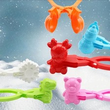 4PCS Snowball Maker Toys - Winter Outdoor Fun Clip for Kids Snowball Fight