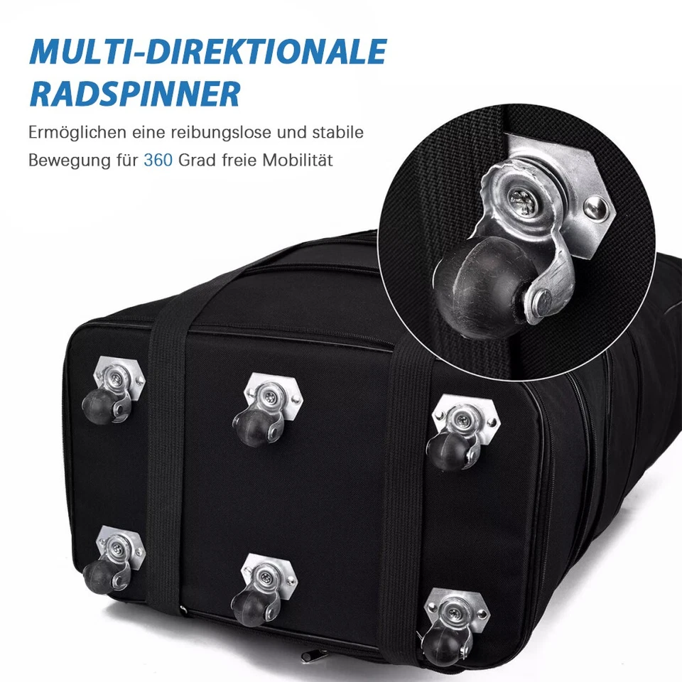 XXL Rollenkoffer große Reisetasche mit Dehnfalte Rollen 31 Zoll Reisetasche. - Bild 3 von 4