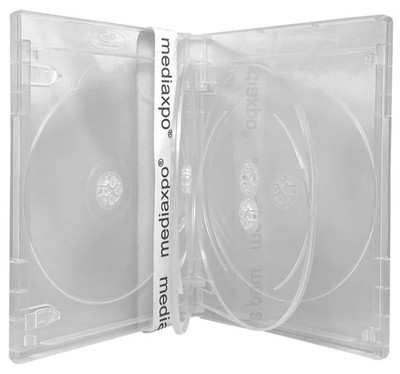 PREMIUM STANDARD Clear Blu-Ray 6 Disc Cases 14mm Lot