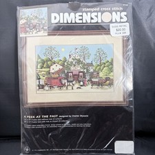Dimensions A Peek at The Past Cross Stitch Kit 3162 NEW SEALED