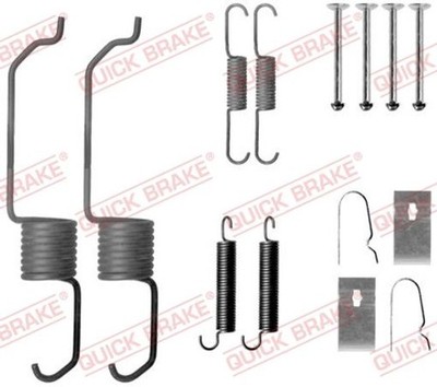 For Quick Brake 105-0798 Accessory Kit, Drum Brake Shoes