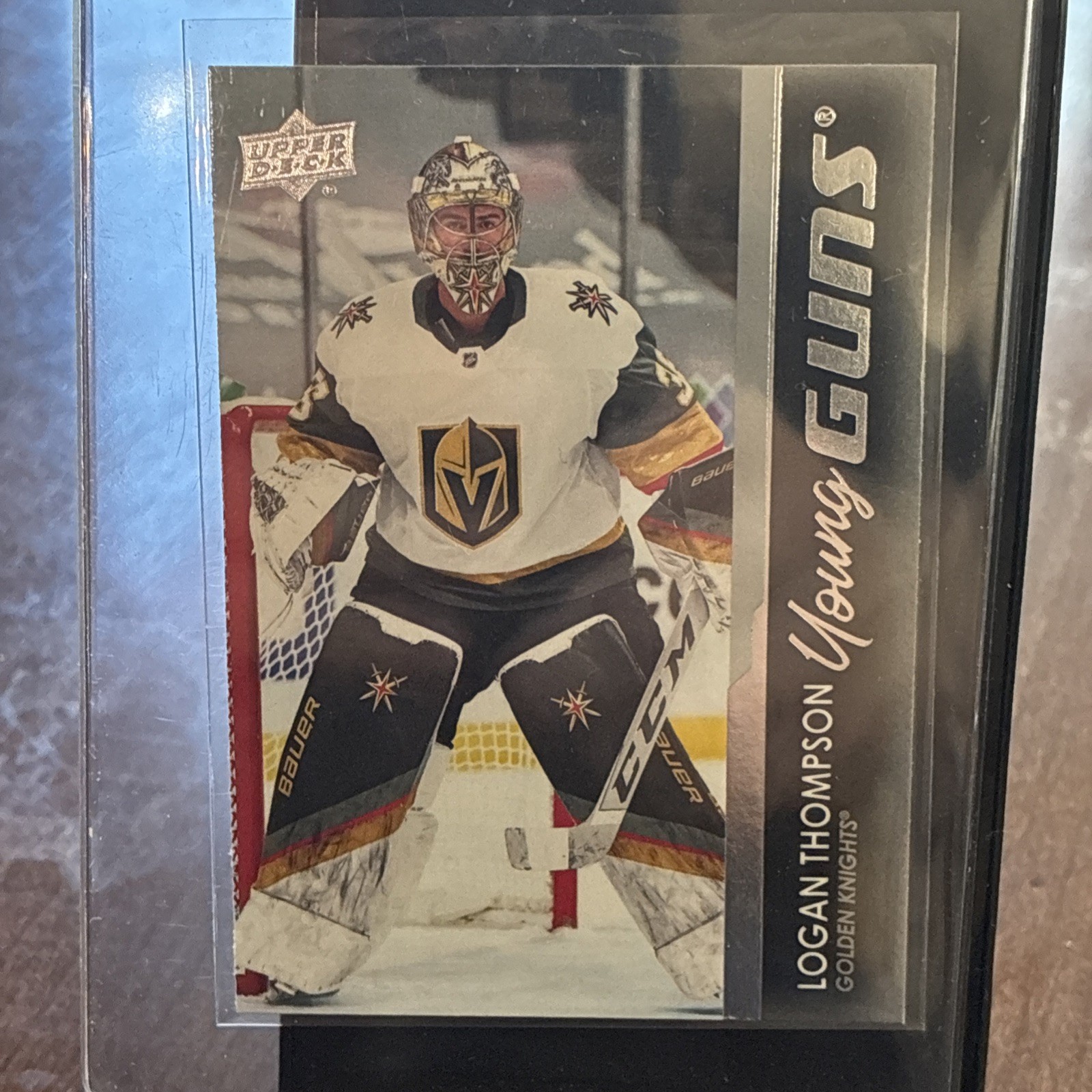 21-22 UD Series 1 Hockey Young Guns #219 Logan Thompson !