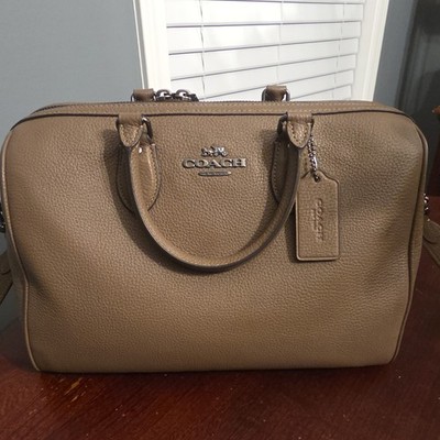 Coach Large Rowan Dark Stone CV960 EUC!!!