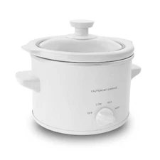 Elite Cuisine 1.5qt Mini Slow Cooker with Adjustable Settings and Keep Warm
