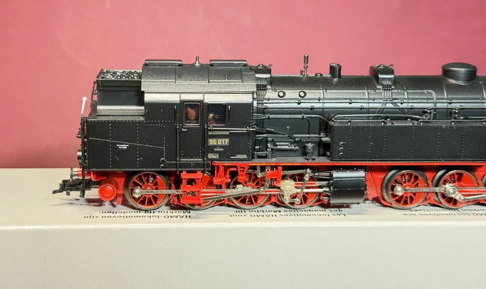 DC Spur H0 Märklin Hamo 8396 Tenderlok BR 96 017 / Deutsche Reichsbahn in OVP - Bild 3 von 4