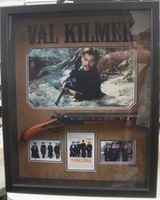 JSA Val Kilmer Autographed Signed Inscribed Tombstone 1881 Howitzer Gun Framed