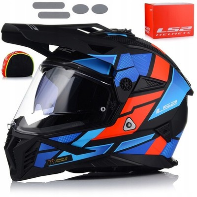 Motorradhelm Enduro Quad Helm | LS2 MX702 Pioneer II Block | Offroad ATV XS-3XL