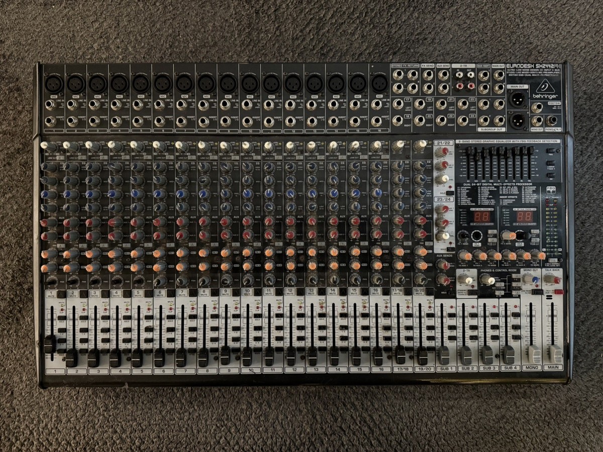 Behringer SX2442FX Eurodesk 24-Channel Recording and Sound