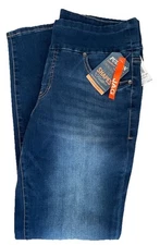 Jag Jeans Womens 12 Blue High Rise Nora Skinny Fit Denim