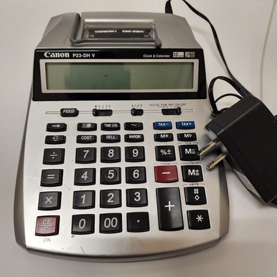 Canon P23-DHV Printing Calculator