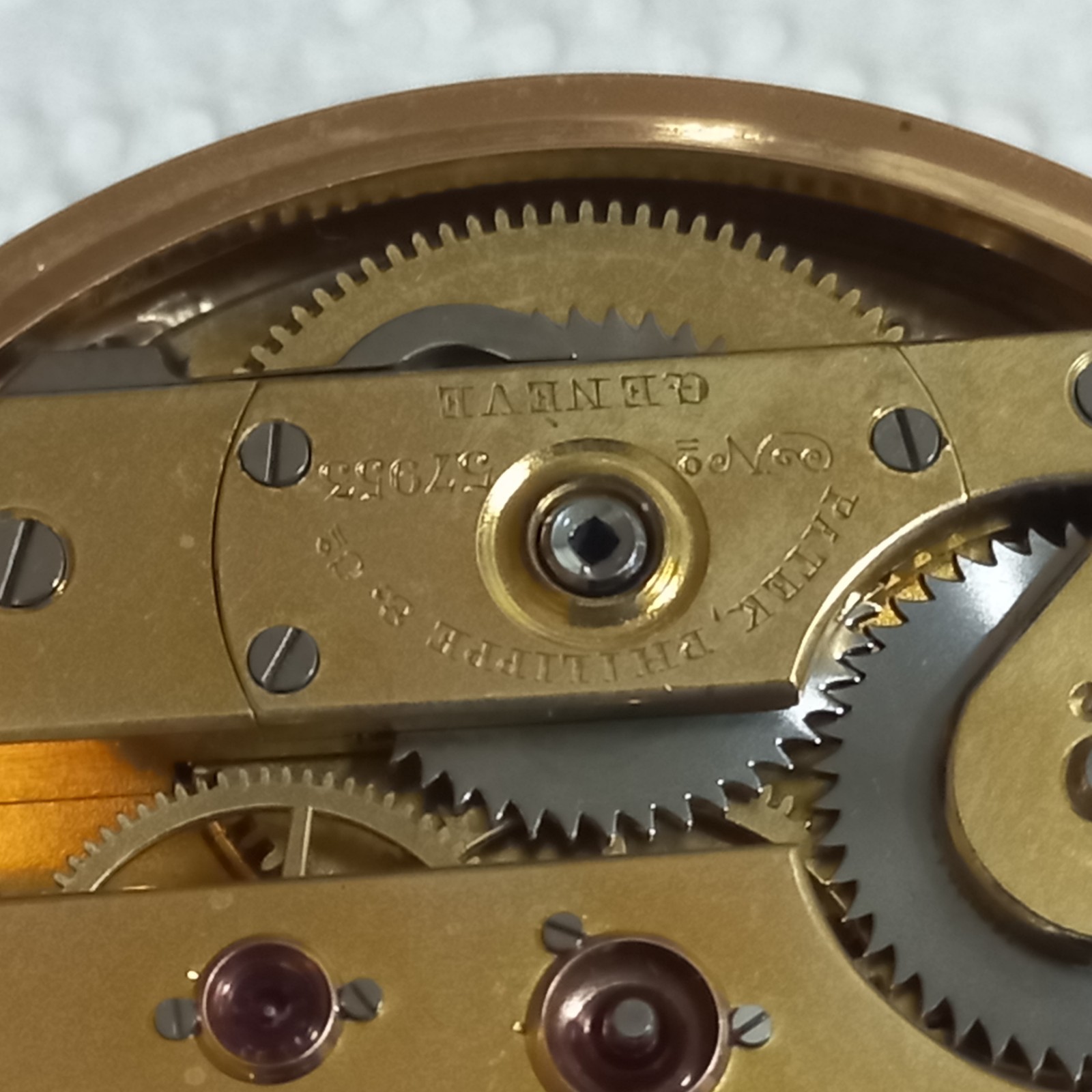 RARE PATEK PHILIPPE, DIRECT IMPULSE SPRING DETENT ESCAPEMENT POCKET CHRONOMETER. image 6
