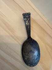 Antique Sterling Silver Baby Spoon 3 5/8 IN Long Silver Sppon 1920's