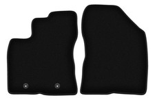 Fußmatten Automatten Vorne Velours Schwarz für Toyota Avensis III T27 2009-2013