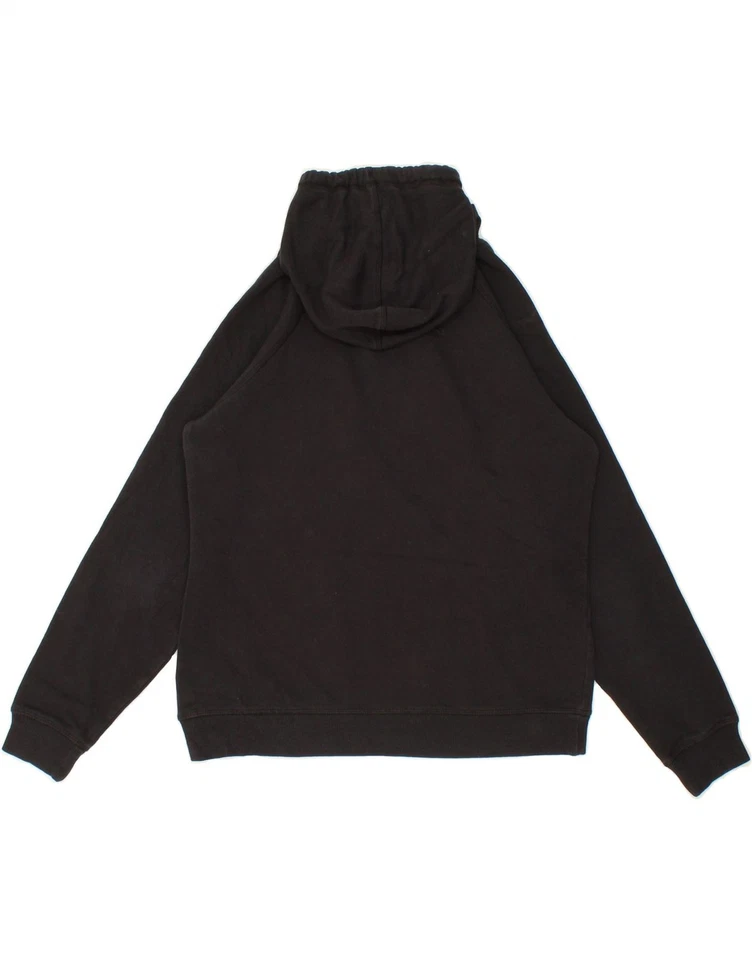 ROXY Womens Graphic Hoodie Jumper UK 10 Small Black Cotton AV03 - Image 2 of 3