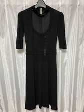 USED PRADA 2008 MIDI-LENGTH DRESS WITH THREE-QUARTER SLEEVES ACCEPTABLE