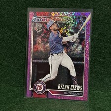 2026 Topps Series 1 Dylan Crews Future Stars pink Sparkle Foil SP