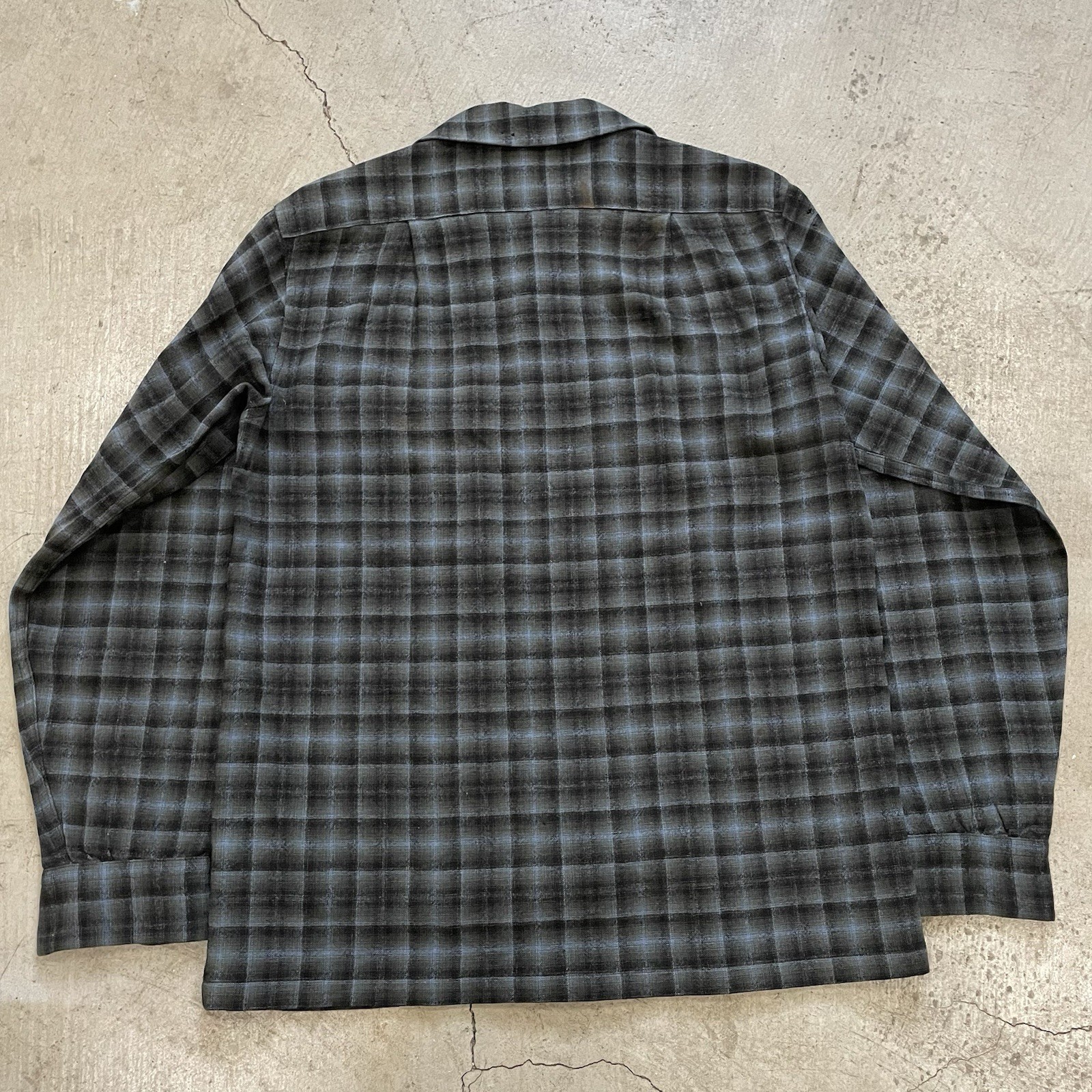 Vintage 60s Pendleton Loop Collar Rockabilly Shad… - image 4