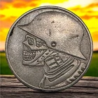 Hobo Buffalo Nickel Carved Soldier Novelty Antiqued Metal Coin