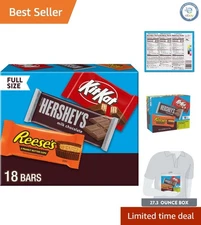 KIT KAT & REESE'S 27.3 oz Assorted Milk Chocolate Box - Perfect for Any Occasion