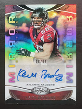 2019 Certified Keith Brooking Mirror Signatures Auto 8/99 #MI-KB Atlanta Falcons