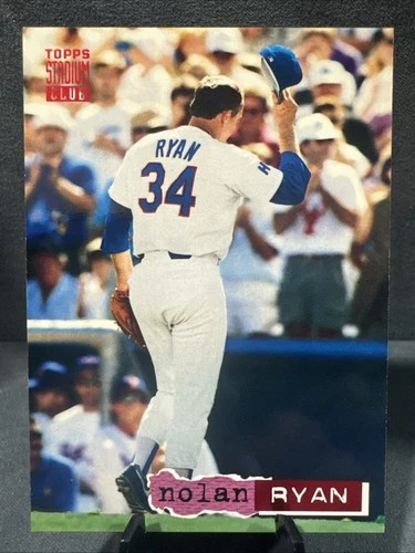 NOLAN RYAN 1994 Topps Stadium Club #34 Texas Rangers NM+ Baseball Card