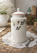 Vintage Arthur Wood Wild Berries Lidded Storage Jar Retro Cottagecore Kitchen
