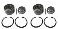 AIC 2X Radnabe Radlagersatz Vorderachse FüR Opel Meriva Corsa C F08 F68 X01