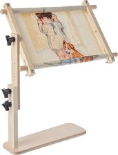 Frank A. Edmunds Sit-On Needlework Frame, 9" x 18", 2941, Light Brown Free Ship