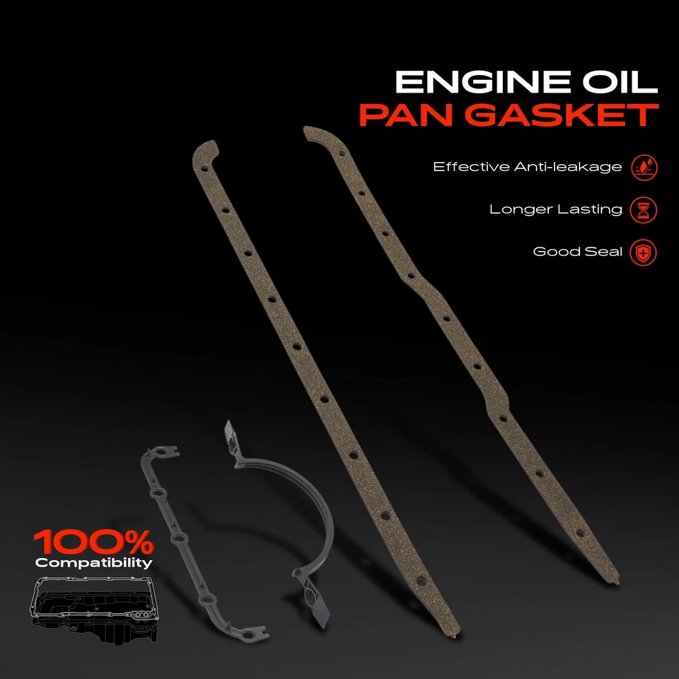 Juego de juntas de cárter de aceite de motor para Ford F-150 F-250 F-350 1965 1966 1967-1987 F-100 Foto 3 de 4