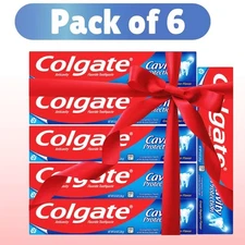 Colgate Cavity Protection Toothpaste Fluoride Regular Oral Care 8oz - Value Pack
