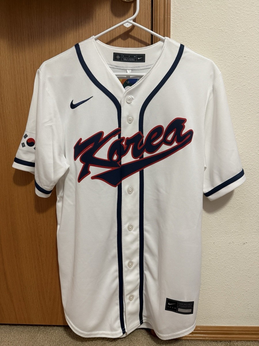 Nike Korea World Baseball Classic LEE JUNG HOO #22 Jersey White