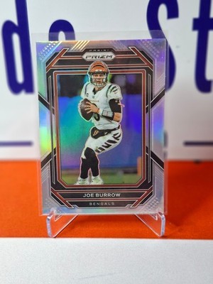 Nfl Panini Trading Card Joe Burrow 2022 SILVER Prizm #56, Bengals