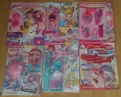 Kinder Magazine Sammlung / 6 Magazine - Hello Kitty/Winx/Spaß für Alle..../ NEU 