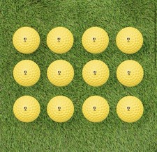 Fortress Cricket Yellow Bowling Machine Balls (light 60g) -12 Pack
