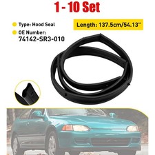 For Honda Civic Eg 92-95 Hatchback 3dr Front Hood Weatherstrip Seal Black 1-10x For Honda Civic Eg 92-95 Hatchback 3dr Front Hood Weatherstrip Seal Black 1-10x