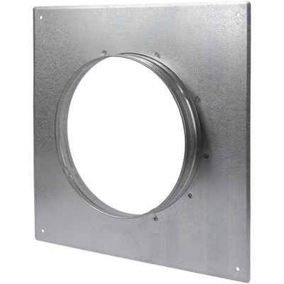 Repa Market 8 Inch Round Dryer Duct Flange - Galvanized Steel Dryer Vent Wall