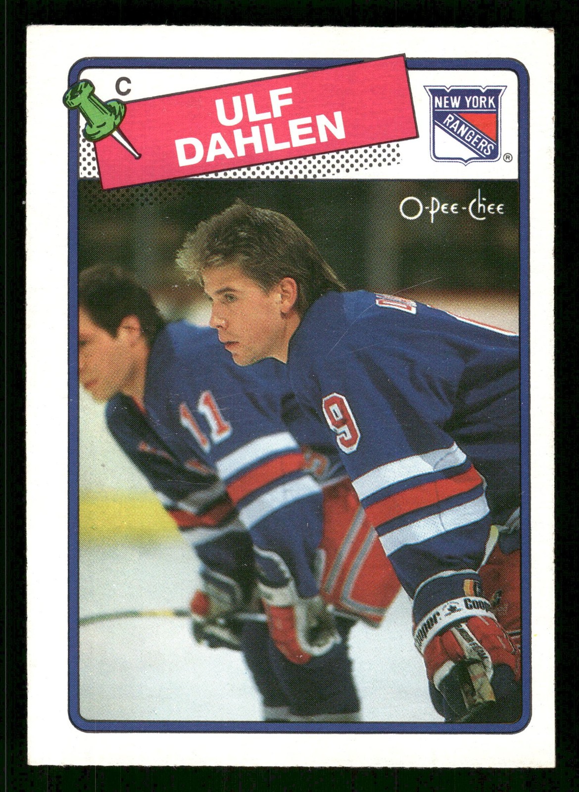 Ulf Dahlen 1988-89 O-Pee-Chee  #47 Card TCCCX