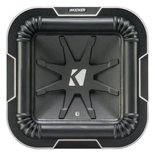 Kicker 41L784 Q-Class L7 8" Square Subwoofer 500W Dual 4-Ohm Sub - Refurbished