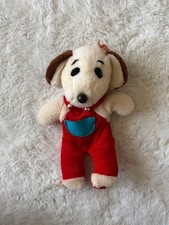 Sanei dog stuffed toy Showa retro