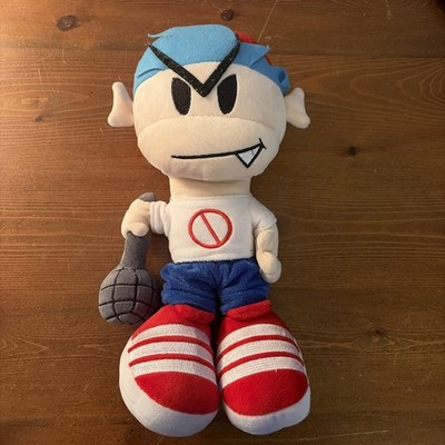 (V)FRIDAY NIGHT FUNKIN FNF BOYFRIEND PLUSH FIGURE MAYDEE HOLDING MICROPHONE ....