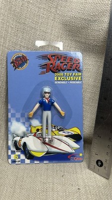 2008 NJ Croce Speed Racer Bendable Figure Toy Fair Exclusive